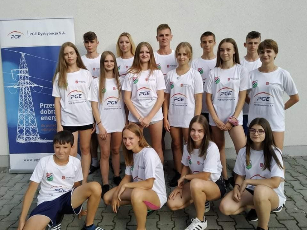 Lekkoatleci Unii Hrubieszów ze sponsorem i na obozie sportowym - ZDJĘCIA