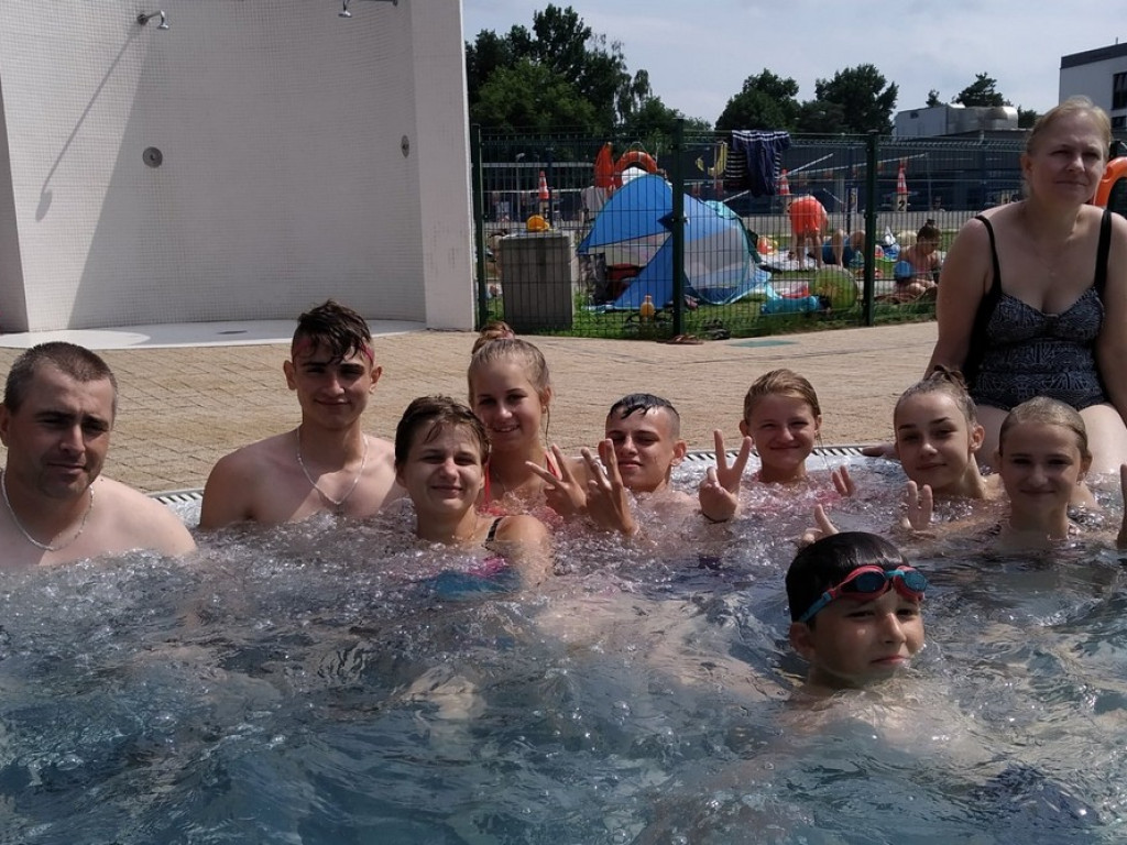Lekkoatleci Unii Hrubieszów ze sponsorem i na obozie sportowym - ZDJĘCIA