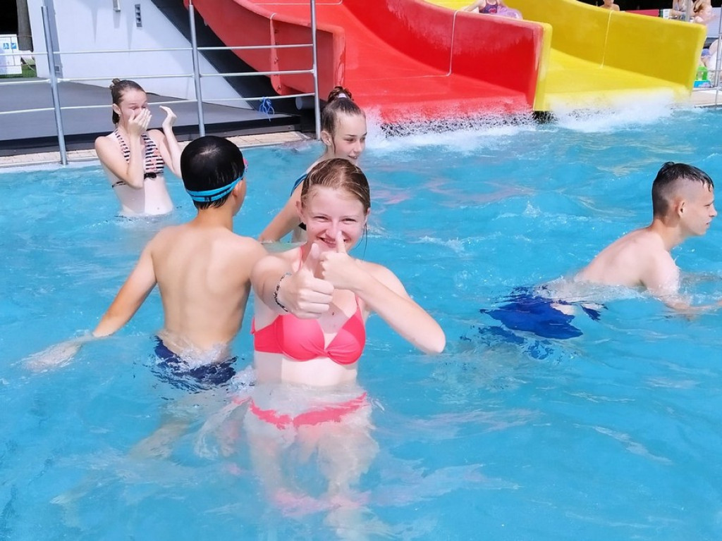 Lekkoatleci Unii Hrubieszów ze sponsorem i na obozie sportowym - ZDJĘCIA