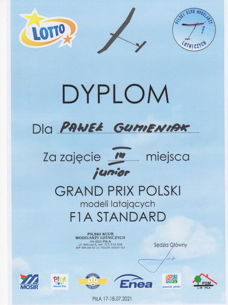 Wysokie loty hrubieszowskich modeli w Pile! - ZDJĘCIA