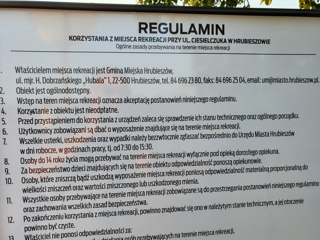 Hrubieszów: Miejsce rekreacji nad Huczwą gotowe - ZDJĘCIA