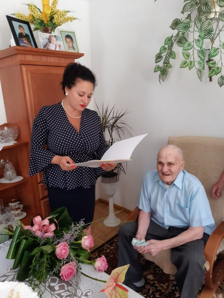 Gmina Werbkowice: Jubileusz 100-lecia urodzin Pana Tadeusza Krawczuka - ZDJĘCIA