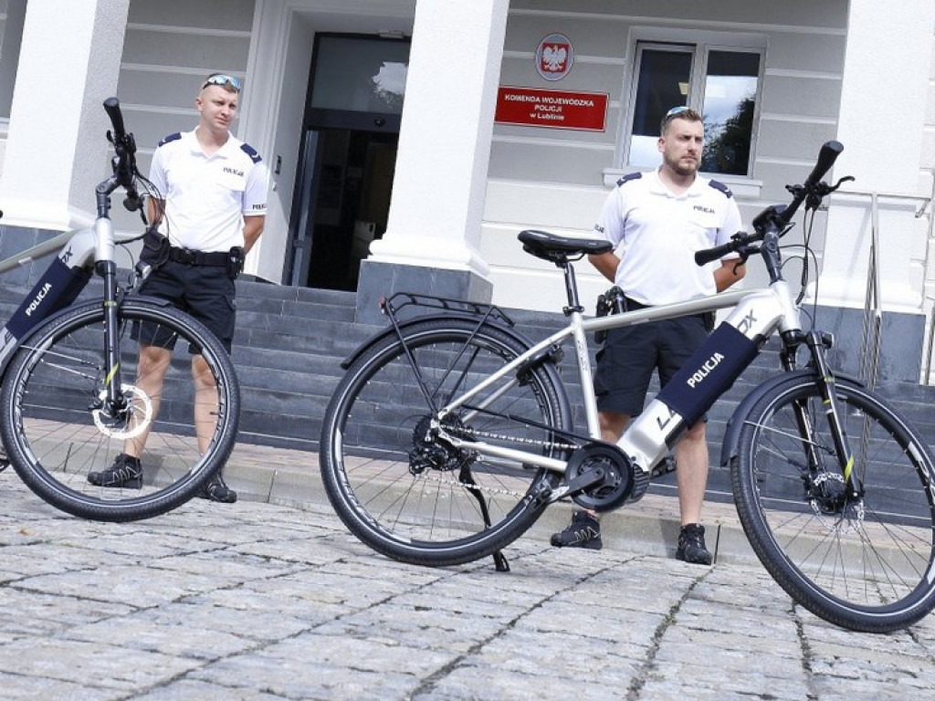 Rowery elektryczne dla lubelskich policjantów - ZDJĘCIA