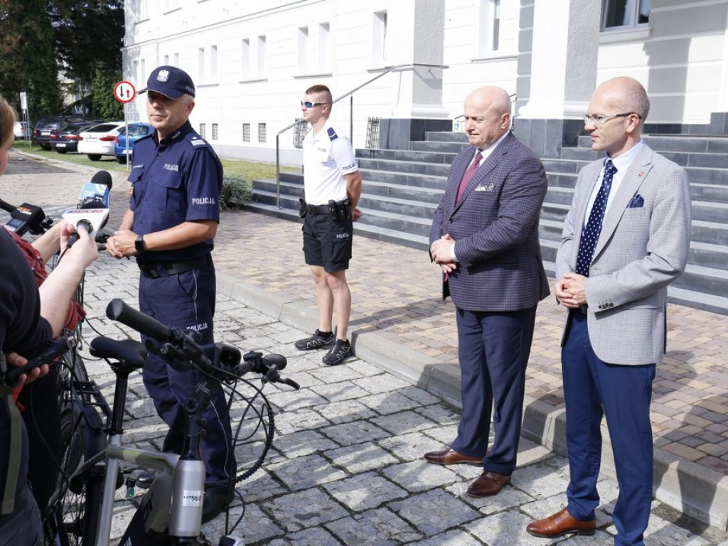Rowery elektryczne dla lubelskich policjantów - ZDJĘCIA