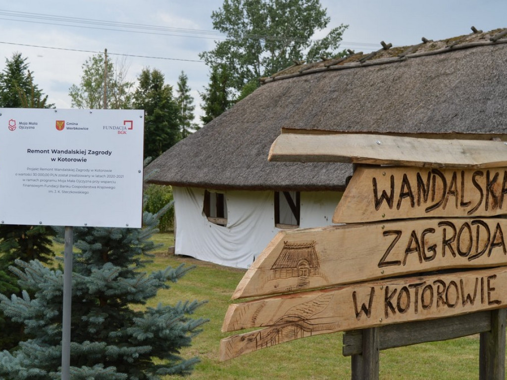 Remont Wandalskiej Zagrody w Kotorowie zakończony - ZDJĘCIA