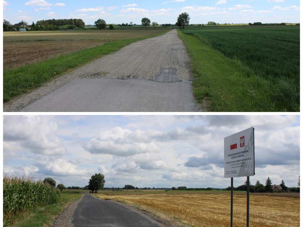 Zakończono kolejne remonty dróg w gminie Hrubieszów - ZDJĘCIA
