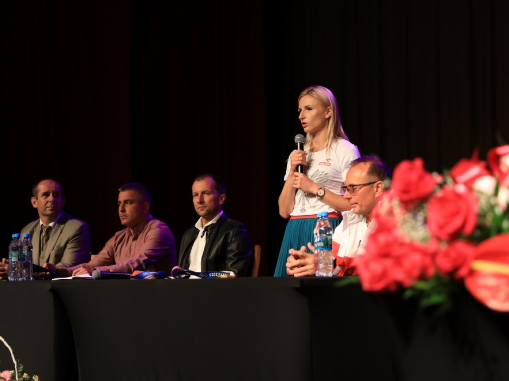 Hrubieszów: Spotkanie z mistrzynią olimpijską Małgorzatą Hołub-Kowalik - ZDJĘCIA