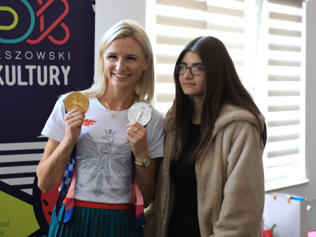 Hrubieszów: Spotkanie z mistrzynią olimpijską Małgorzatą Hołub-Kowalik - ZDJĘCIA