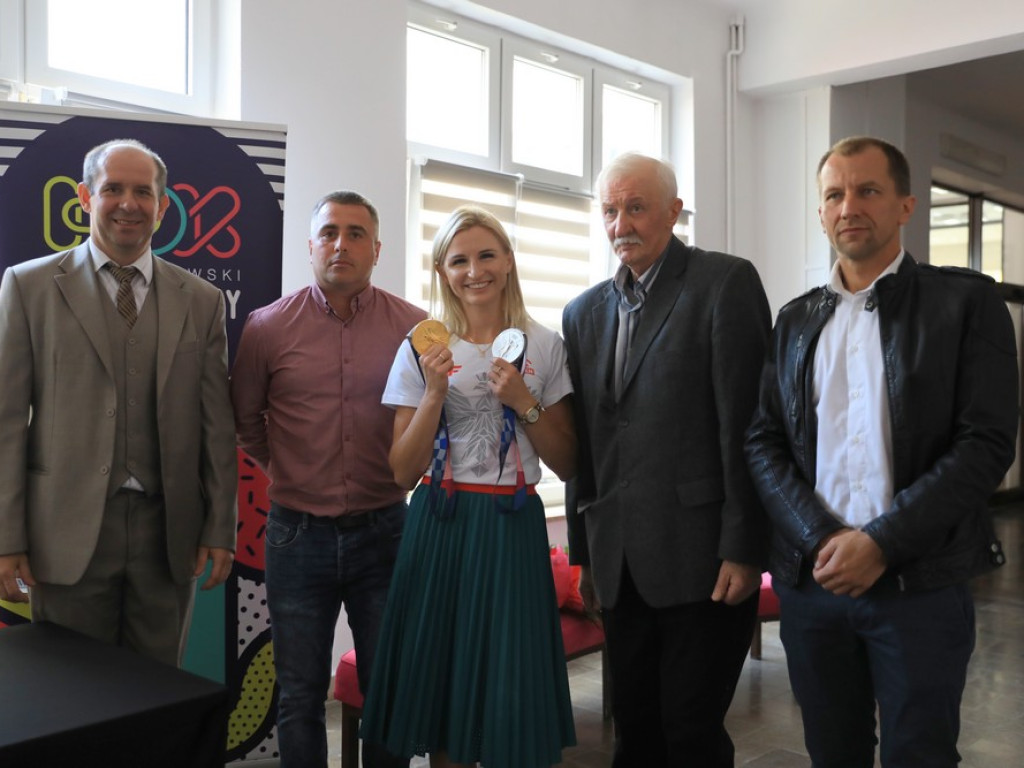 Hrubieszów: Spotkanie z mistrzynią olimpijską Małgorzatą Hołub-Kowalik - ZDJĘCIA