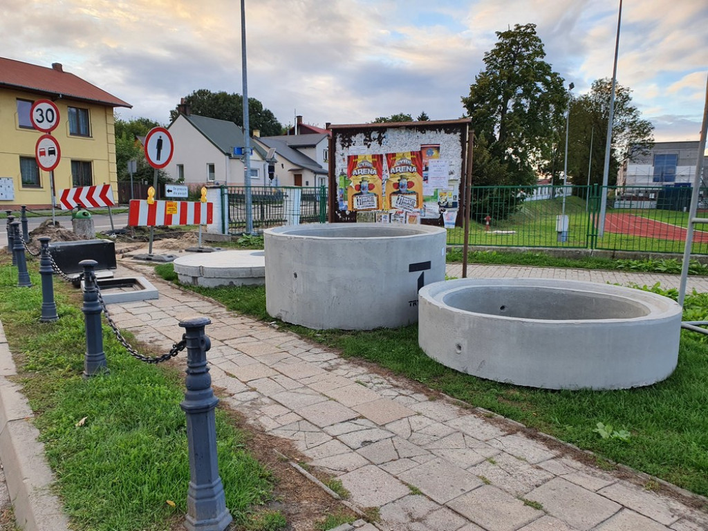 Hrubieszów: Przebudowa Żeromskiego i drogi dojazdowej do basenu - ZDJĘCIA