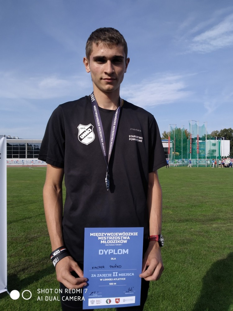 4 medale w lekkoatletycznych Międzywojewódzkich Mistrzostwach Młodzików - ZDJĘCIA