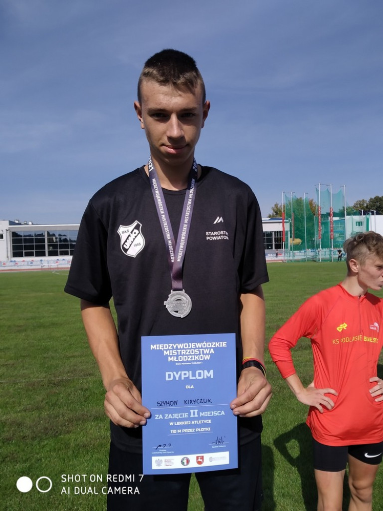 4 medale w lekkoatletycznych Międzywojewódzkich Mistrzostwach Młodzików - ZDJĘCIA