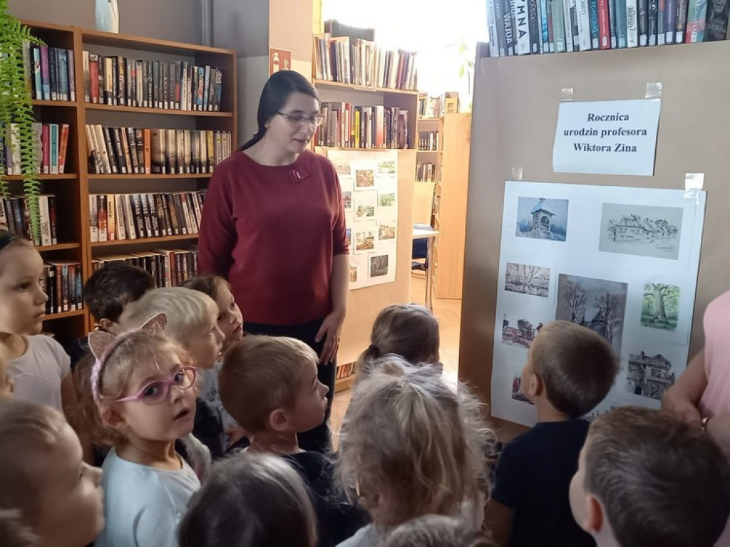 Hrubieszów: Dzieci obchodziły rocznicę urodzin profesora Zina w Zielonym Kocie - ZDJĘCIA