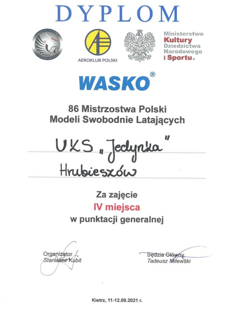 Hrubieszowscy modelarze tuż za podium na Mistrzostwach Polski - ZDJĘCIA