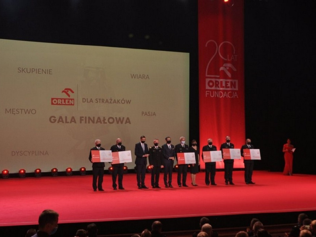 Hrubieszowscy strażacy na warszawskiej gali Orlen dla Strażaków - ZDJĘCIA