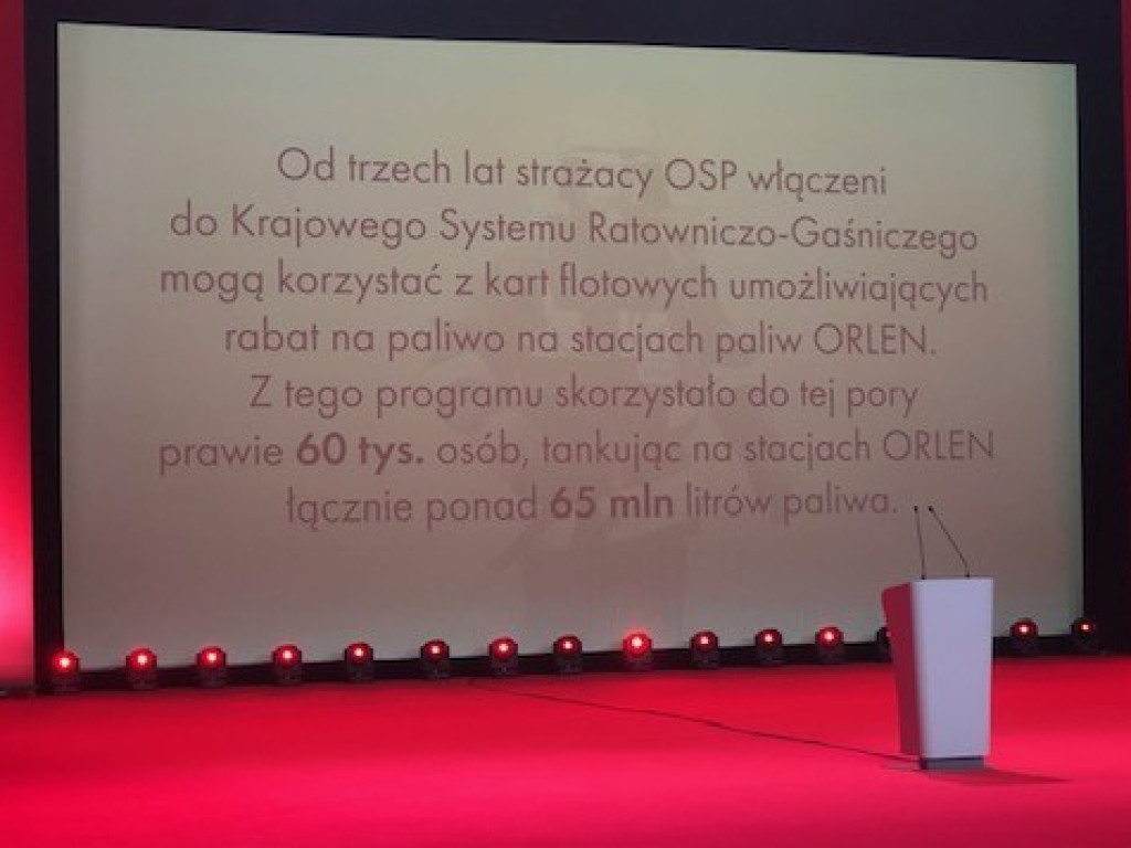 Hrubieszowscy strażacy na warszawskiej gali Orlen dla Strażaków - ZDJĘCIA