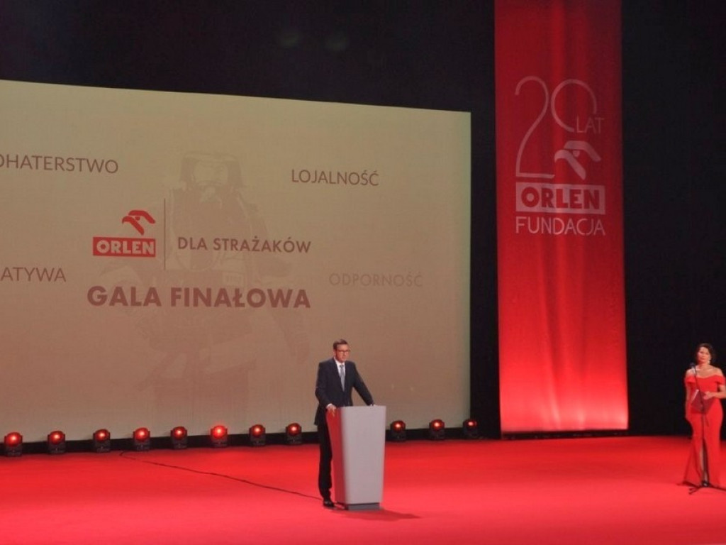 Hrubieszowscy strażacy na warszawskiej gali Orlen dla Strażaków - ZDJĘCIA