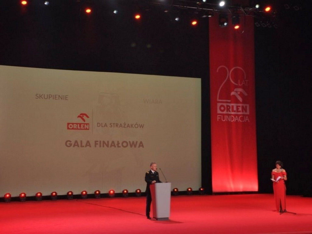Hrubieszowscy strażacy na warszawskiej gali Orlen dla Strażaków - ZDJĘCIA