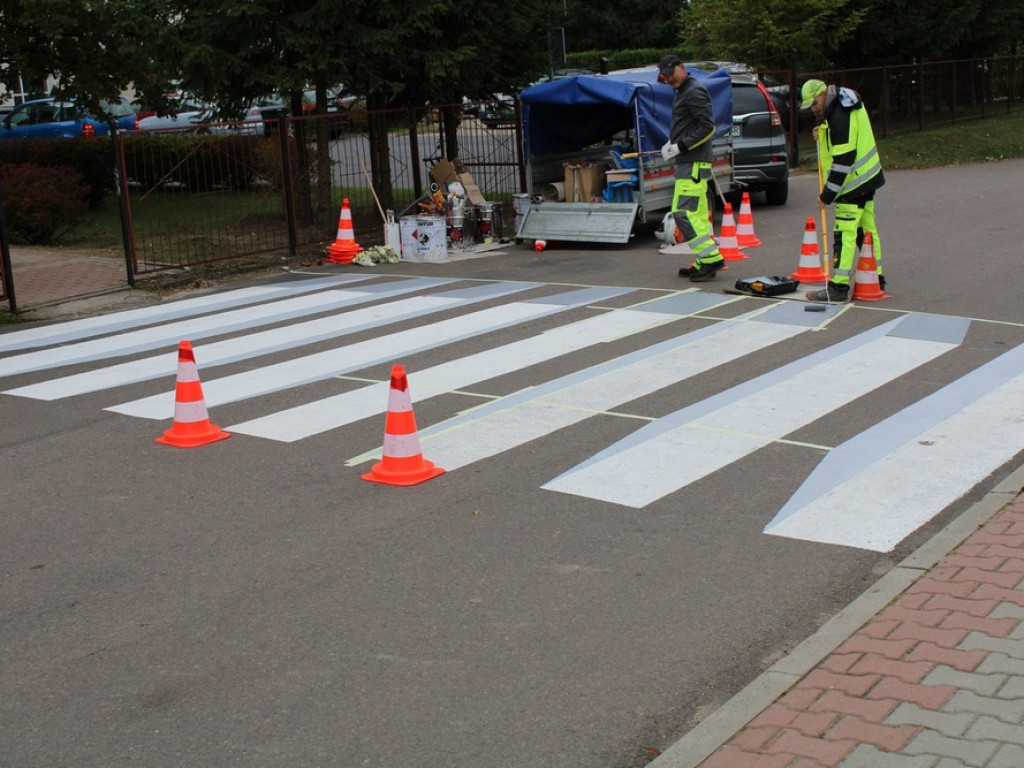 Pierwsze w gminie Hrubieszów przejście dla pieszych 3D - ZDJĘCIA