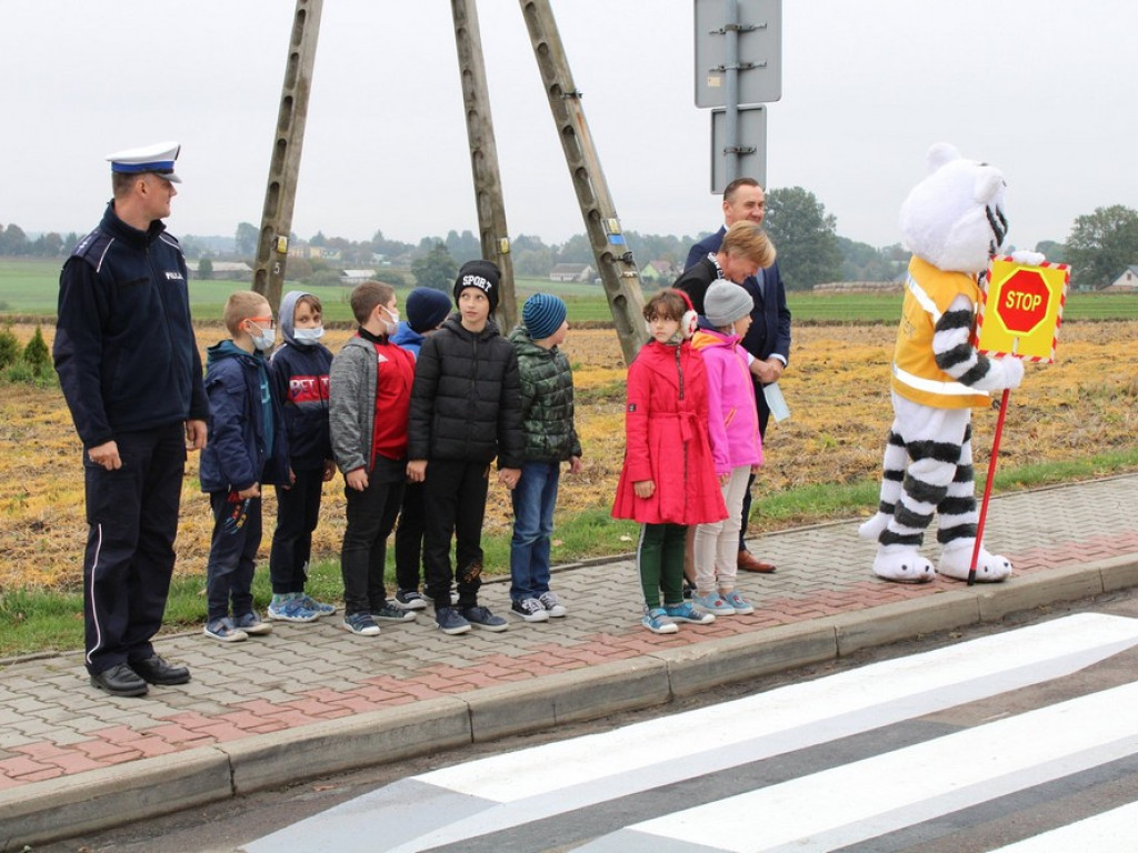 Pierwsze w gminie Hrubieszów przejście dla pieszych 3D - ZDJĘCIA