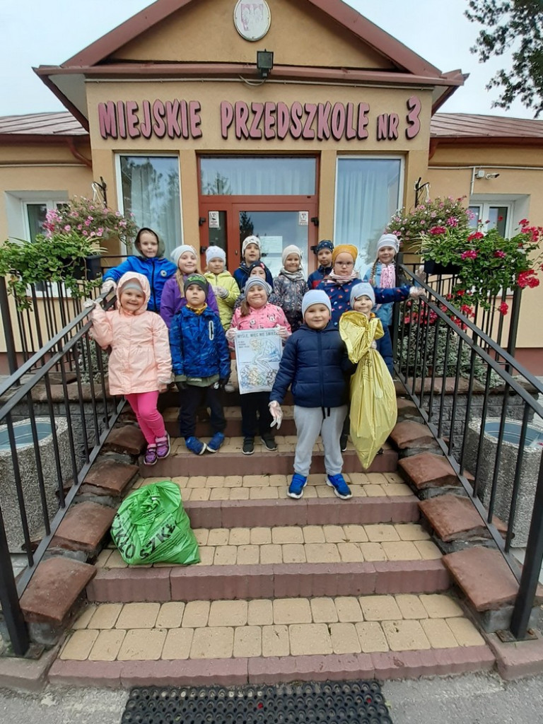 Hrubieszów: Sprzątanie świata w Przedszkolu nr 3 przy ul. Grotthusów - ZDJĘCIA