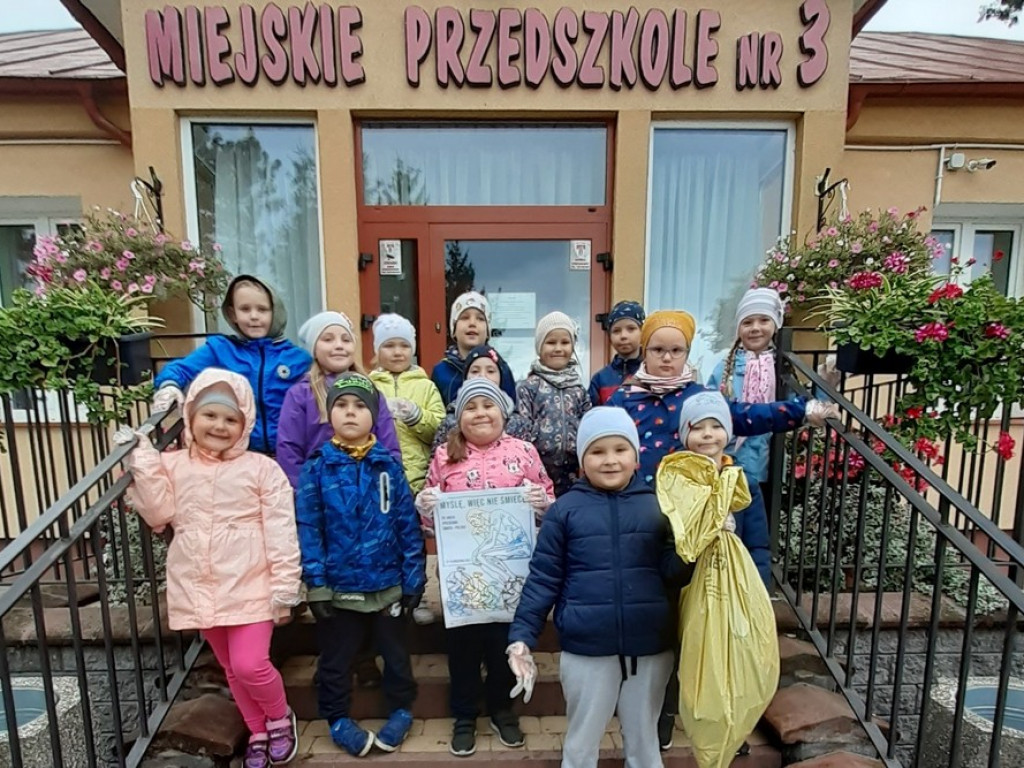 Hrubieszów: Sprzątanie świata w Przedszkolu nr 3 przy ul. Grotthusów - ZDJĘCIA
