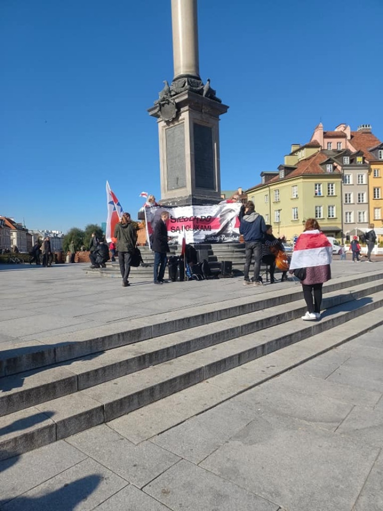 Hrubieszowskie akcenty na warszawskiej manifestacji (ZDJĘCIA, WIDEO)