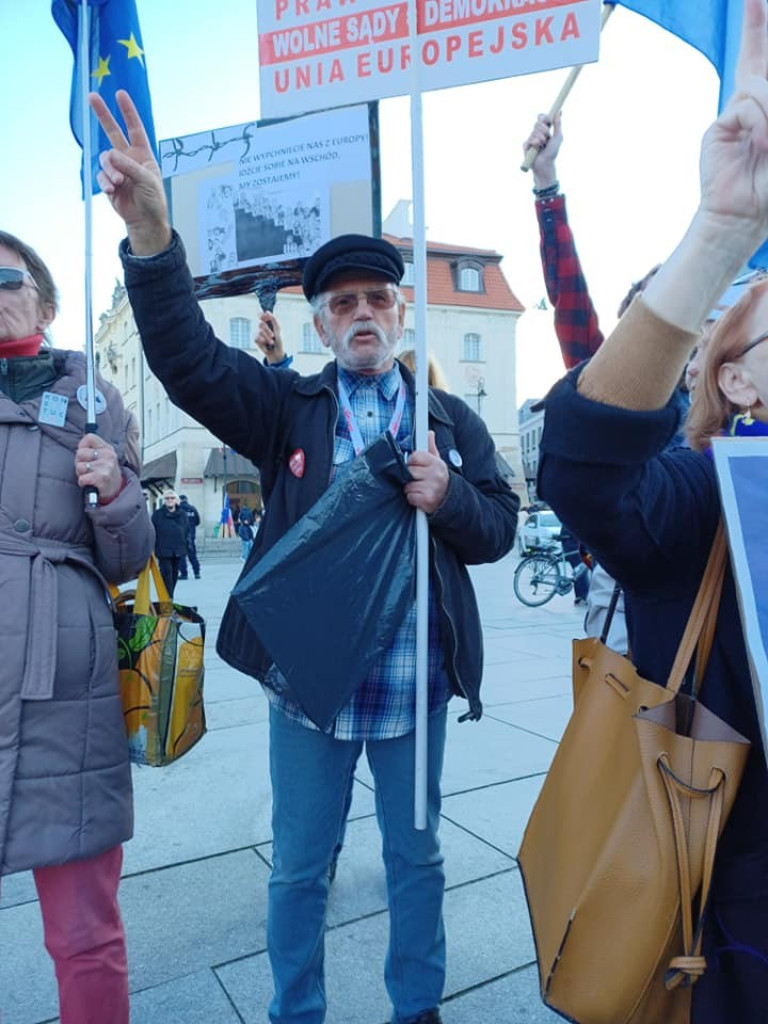 Hrubieszowskie akcenty na warszawskiej manifestacji (ZDJĘCIA, WIDEO)