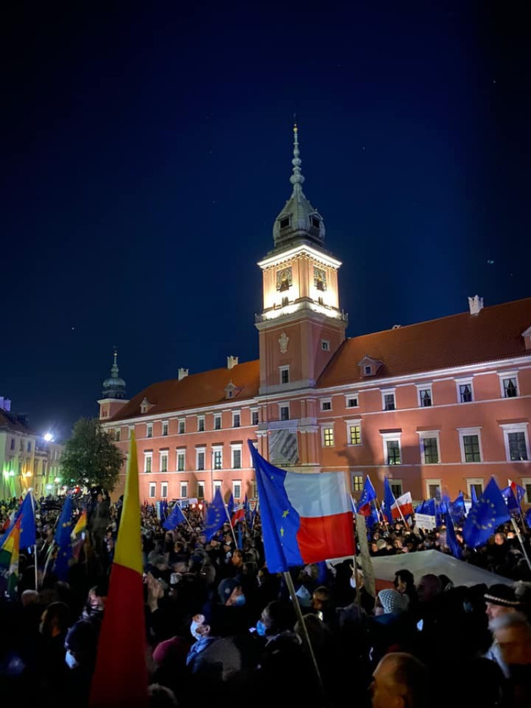 Hrubieszowskie akcenty na warszawskiej manifestacji (ZDJĘCIA, WIDEO)