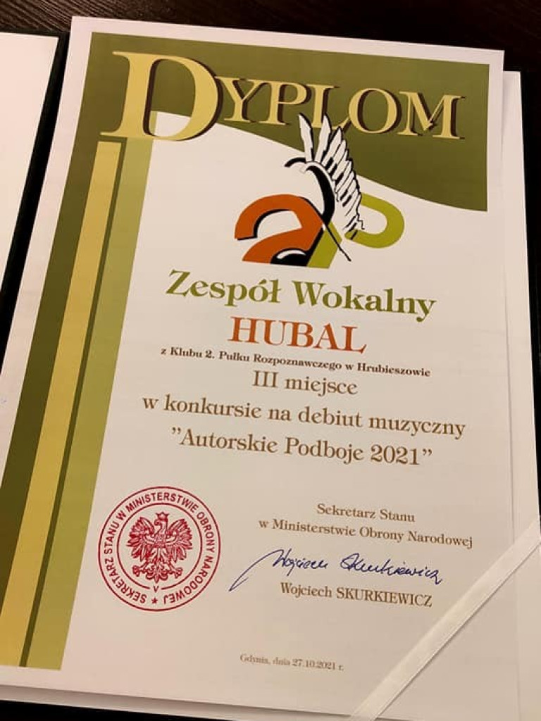 Hrubieszów: Sukces zespołu Hubal na festiwalu w Gdyni (ZDJĘCIA)
