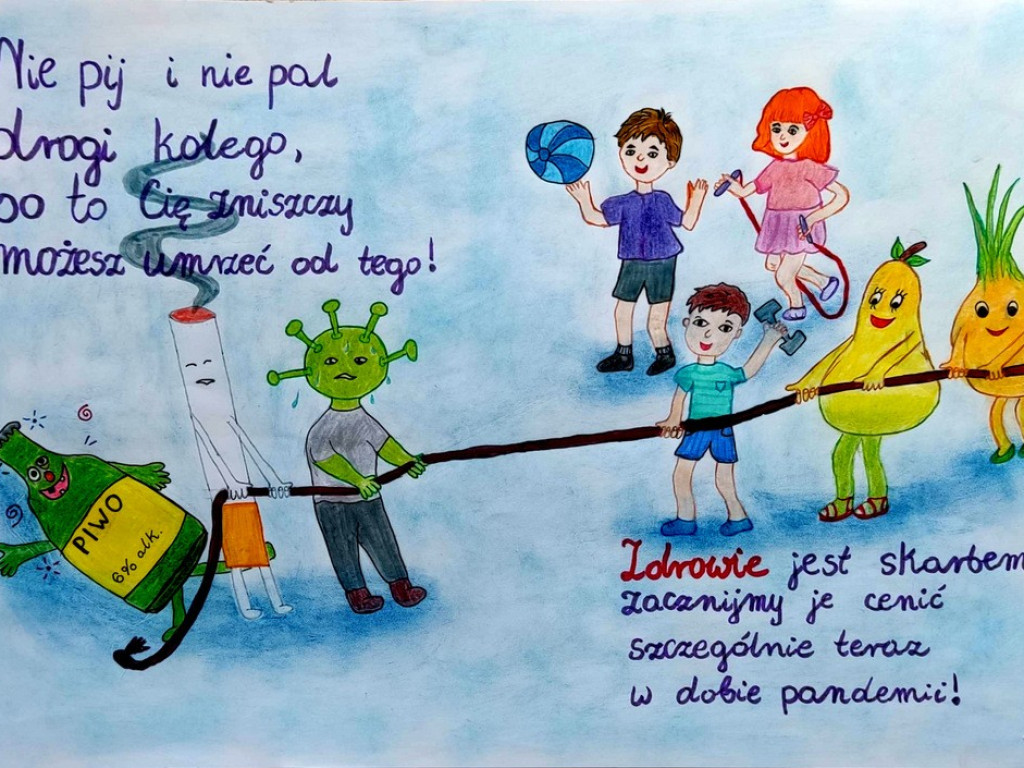 Dołhobyczów: Przegoń pandemię - żyj zdrowo i pozytywnie. Konkurs rozstrzygnięty! (ZDJĘCIA)