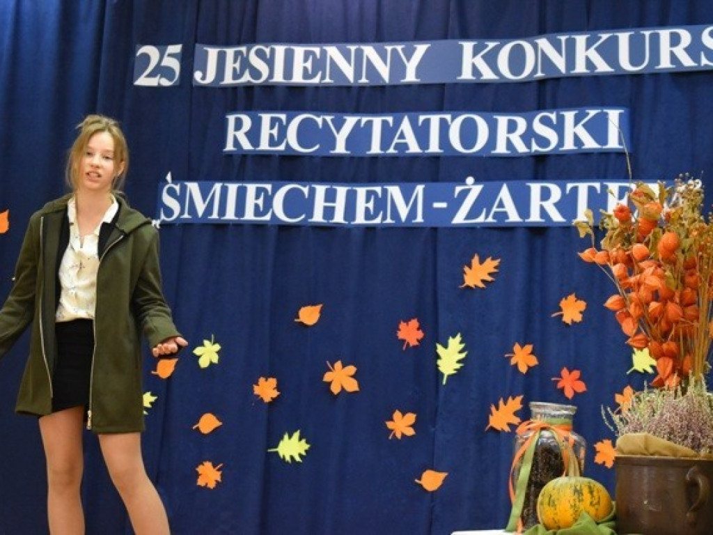 Gmina Hrubieszów: 25 Jesienny Konkurs Recytatorski 