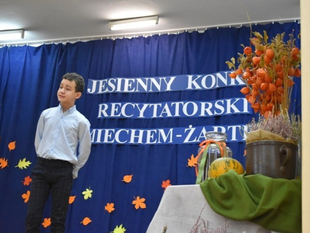 Gmina Hrubieszów: 25 Jesienny Konkurs Recytatorski 
