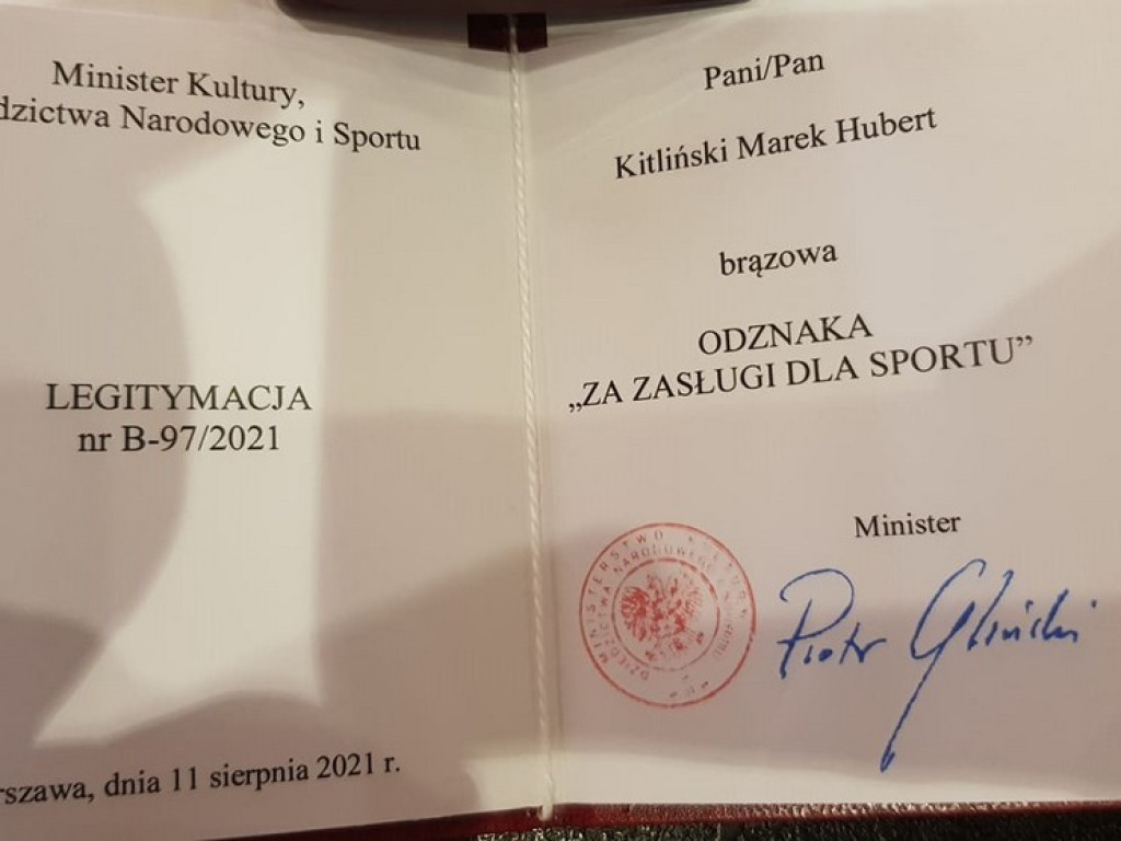 Marek Hubert Kitliński odznaczony! (ZDJĘCIA)