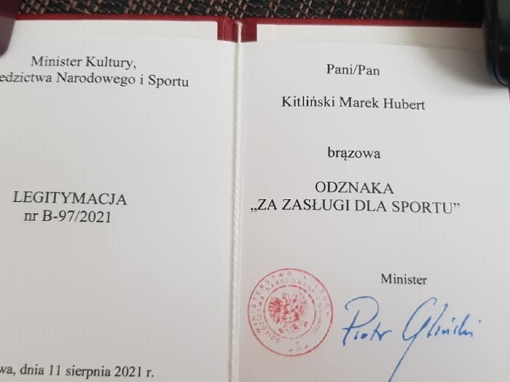 Marek Hubert Kitliński odznaczony! (ZDJĘCIA)