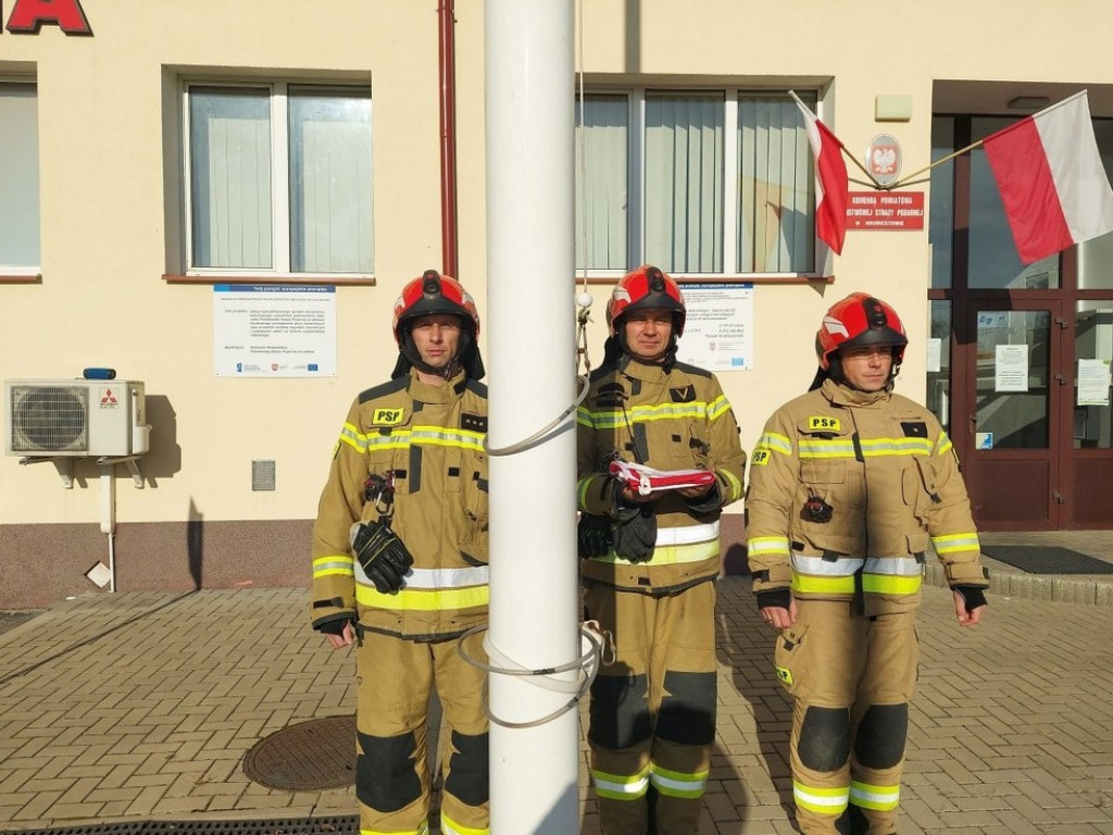 Hrubieszowscy strażacy w służbie dla Niepodległej (ZDJĘCIA)