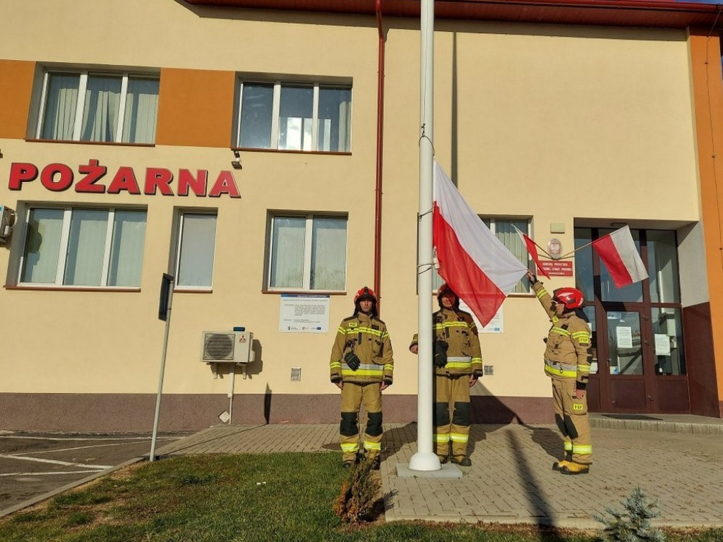 Hrubieszowscy strażacy w służbie dla Niepodległej (ZDJĘCIA)