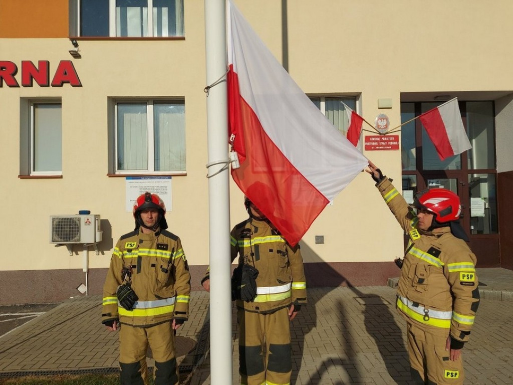 Hrubieszowscy strażacy w służbie dla Niepodległej (ZDJĘCIA)