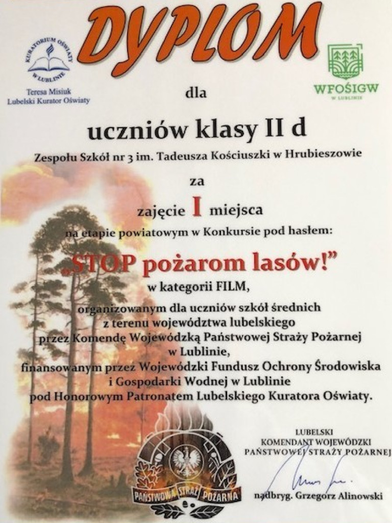 Hrubieszów: Stop pożarom lasów (ZDJĘCIA)