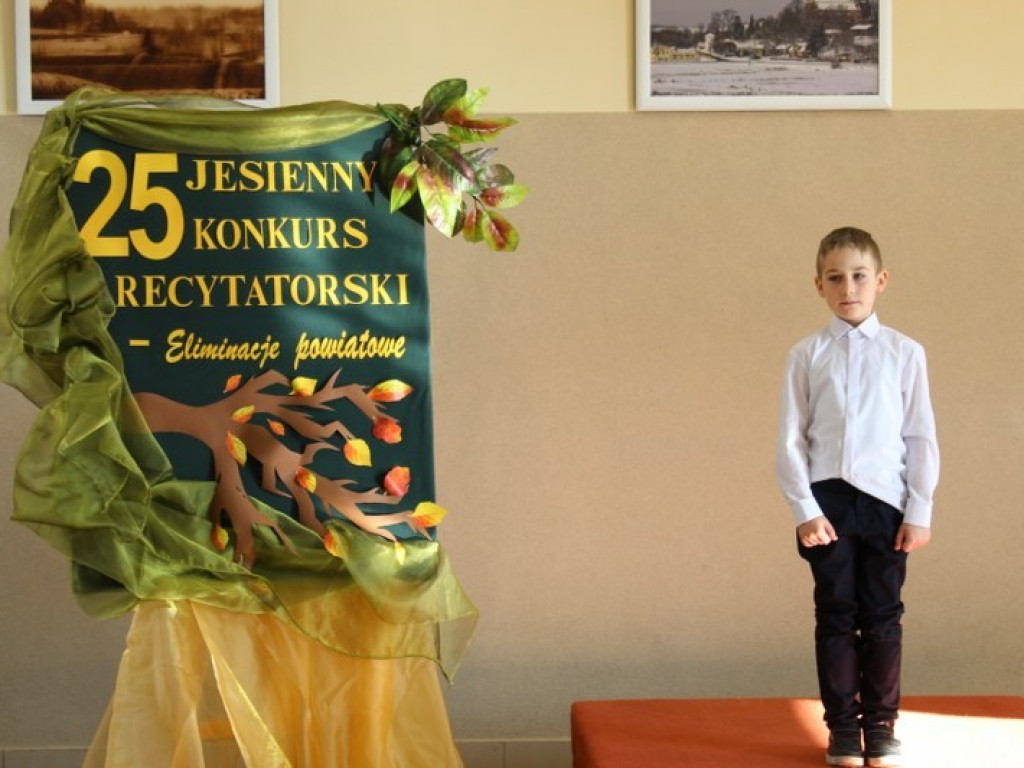 Trzeszczany: 25 Jesienny Konkurs Recytatorski rozstrzygnięty! (ZDJĘCIA)