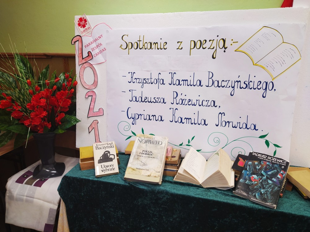 Caritas Hrubieszów: Spotkanie z poezją (ZDJĘCIA)