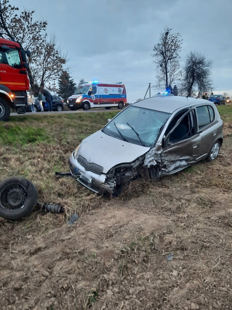 Zderzenie dwóch aut w Moniatyczach (ZDJĘCIA)