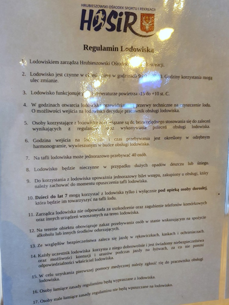 Hrubieszów: Lodowisko otwarte! (ZDJĘCIA, WIDEO)