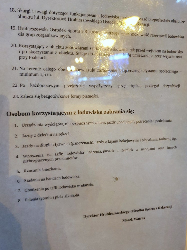 Hrubieszów: Lodowisko otwarte! (ZDJĘCIA, WIDEO)