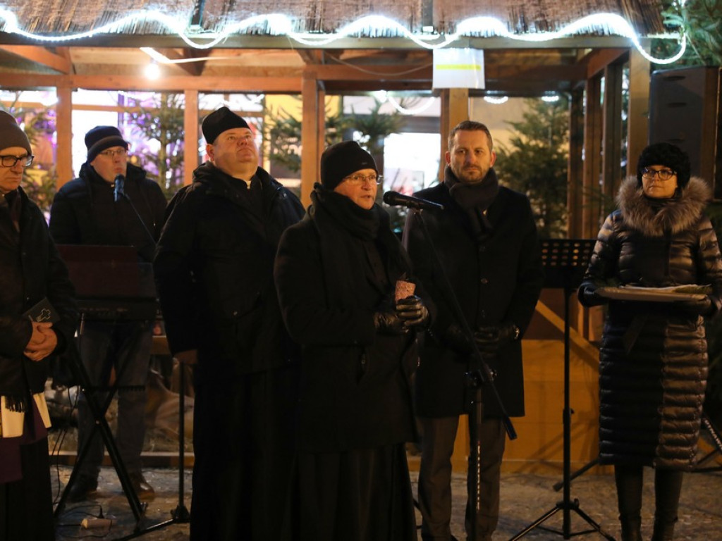 Spotkanie opłatkowe na hrubieszowskim Rynku (ZDJĘCIA)