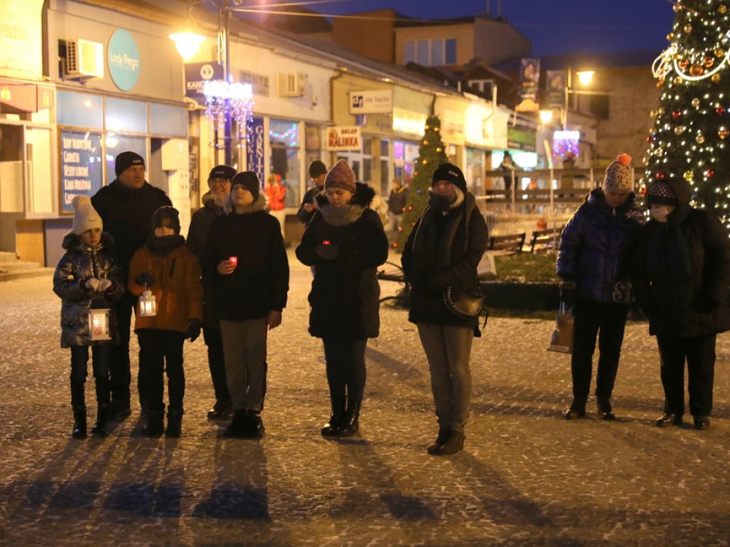 Spotkanie opłatkowe na hrubieszowskim Rynku (ZDJĘCIA)