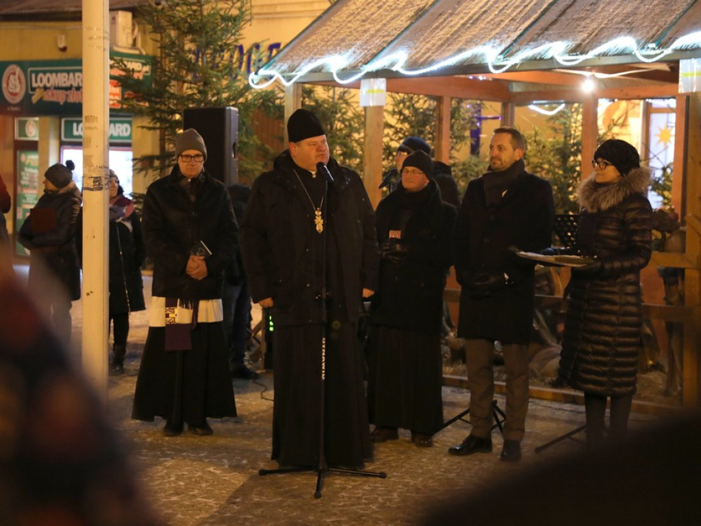 Spotkanie opłatkowe na hrubieszowskim Rynku (ZDJĘCIA)