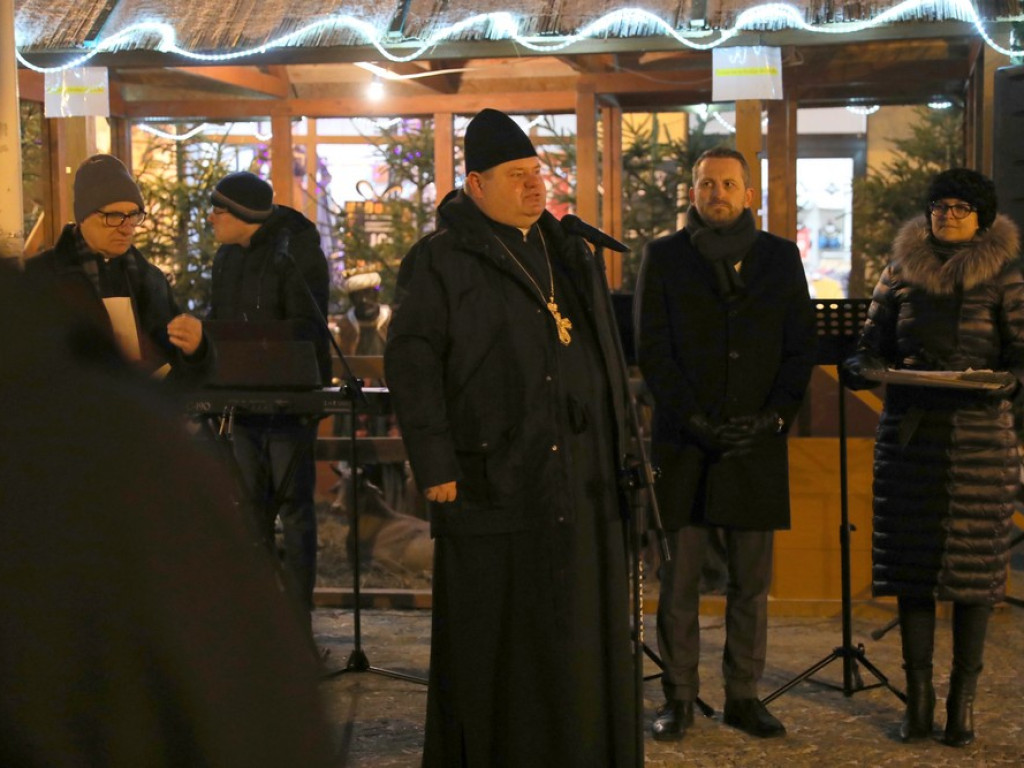 Spotkanie opłatkowe na hrubieszowskim Rynku (ZDJĘCIA)
