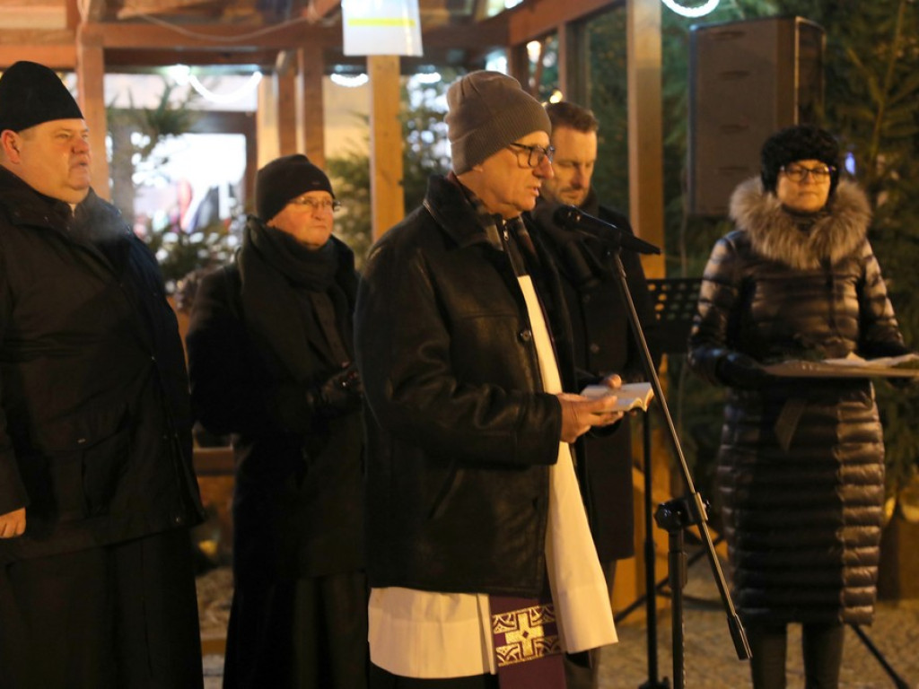 Spotkanie opłatkowe na hrubieszowskim Rynku (ZDJĘCIA)