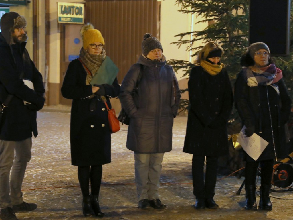 Spotkanie opłatkowe na hrubieszowskim Rynku (ZDJĘCIA)